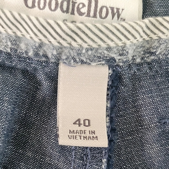 Goodfellow & Co.  Mens' Linden Blue Shorts 9" Inseam size 40 - Picture 8 of 9